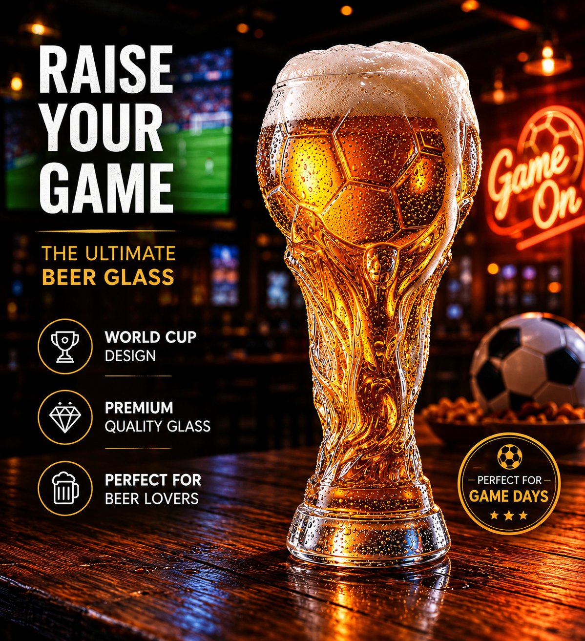 Maison Mavelle® World Cup Beer Glass