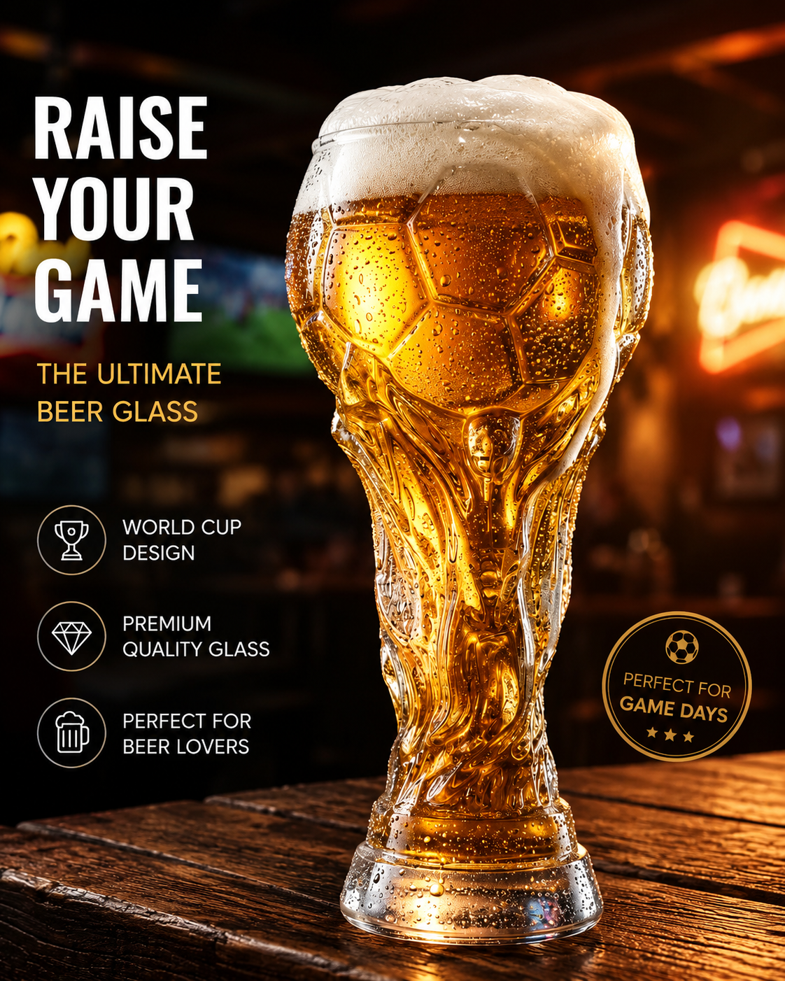 Maison Mavelle® World Cup Beer Glass