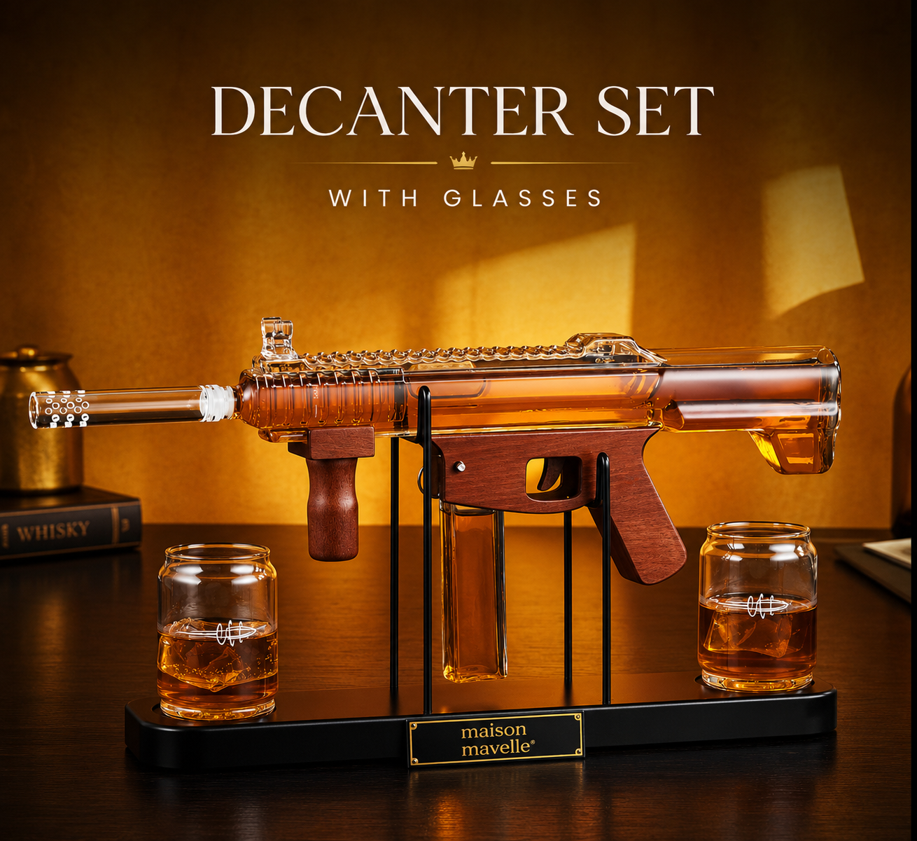 Maison Mavelle™ Whiskey Decanter