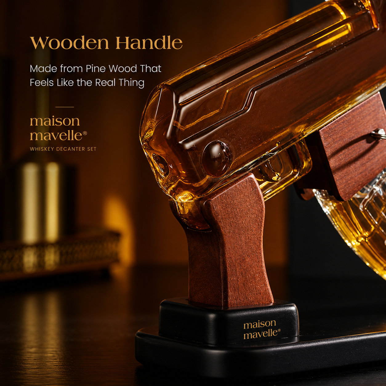 Maison Mavelle™ Whiskey Decanter