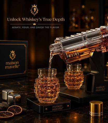 Maison Mavelle™ Whiskey Decanter